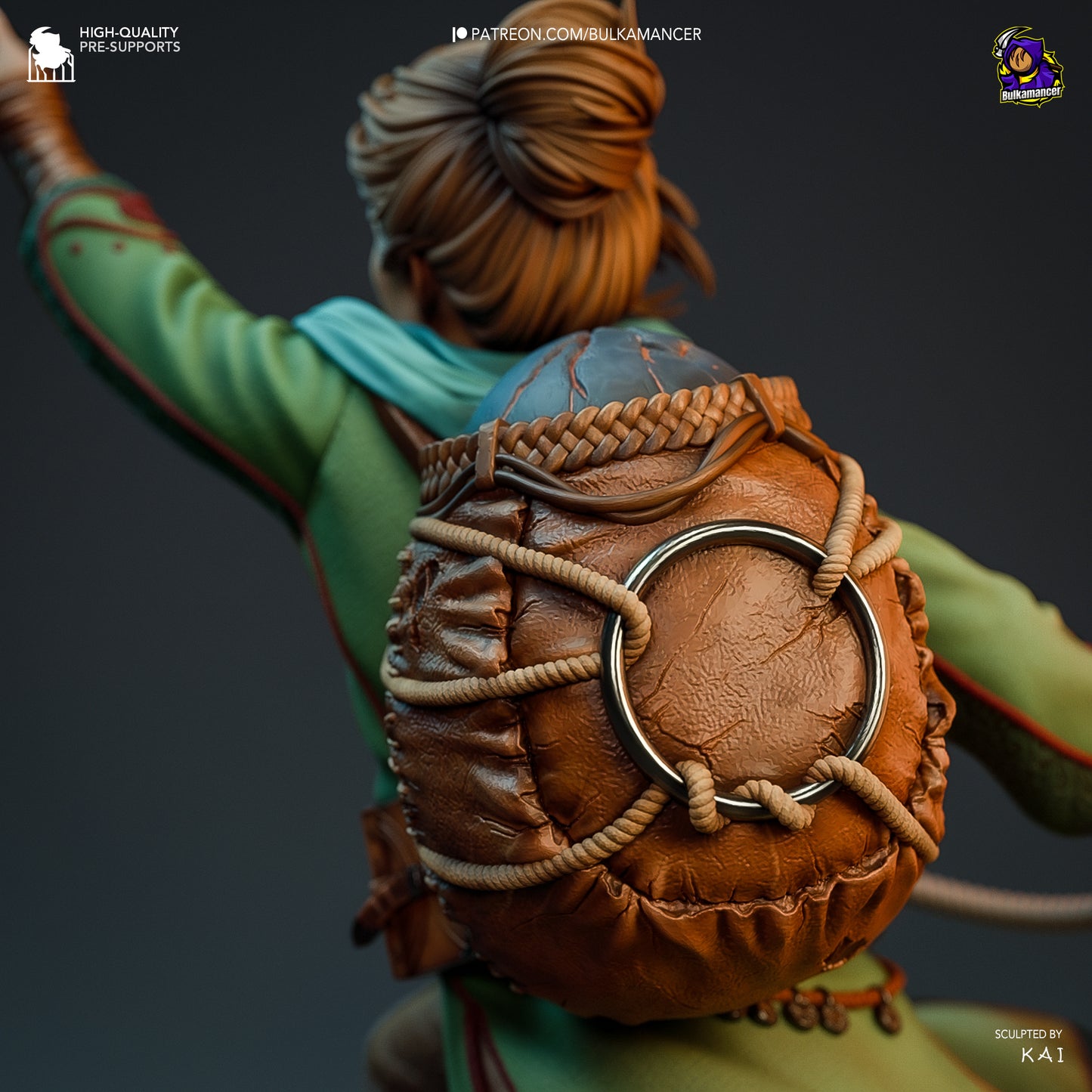 Dragon Wrangler | Resin Garage Kit Figure Game Fan Art | Bulkamancer Sculpts