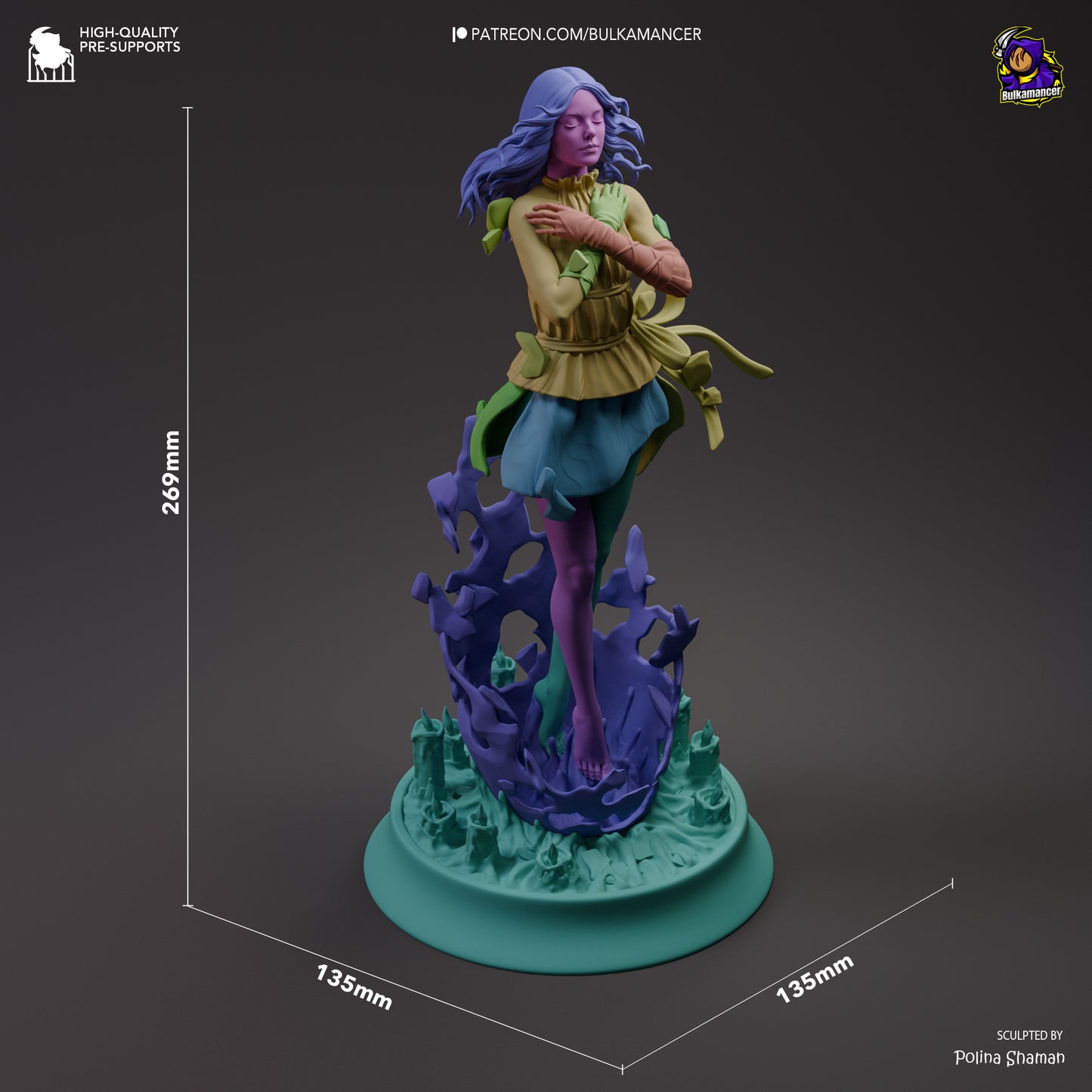 Duskwalker | Resin Garage Kit Figure Game Fan Art | Bulkamancer Sculpts