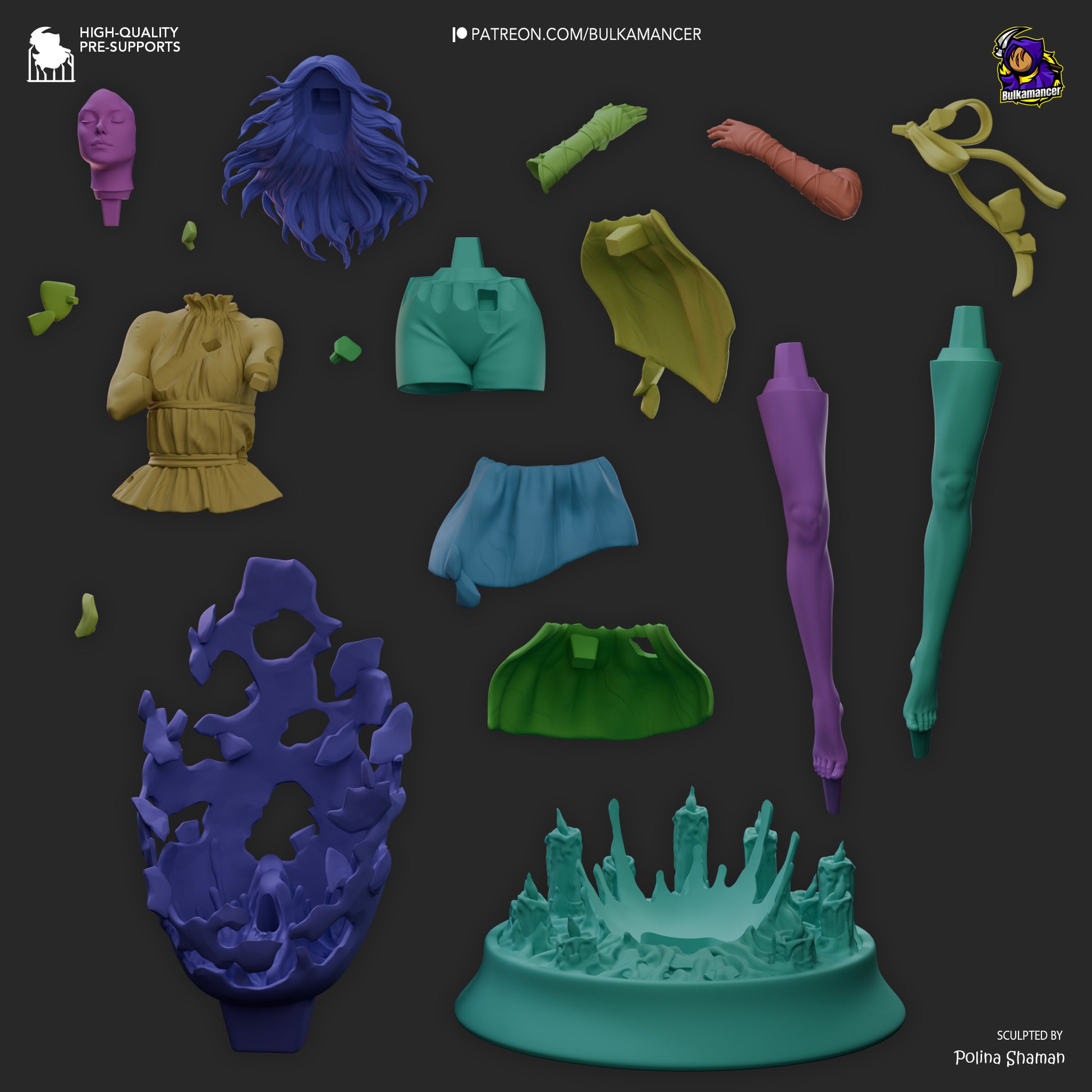 Duskwalker | Resin Garage Kit Figure Game Fan Art | Bulkamancer Sculpts