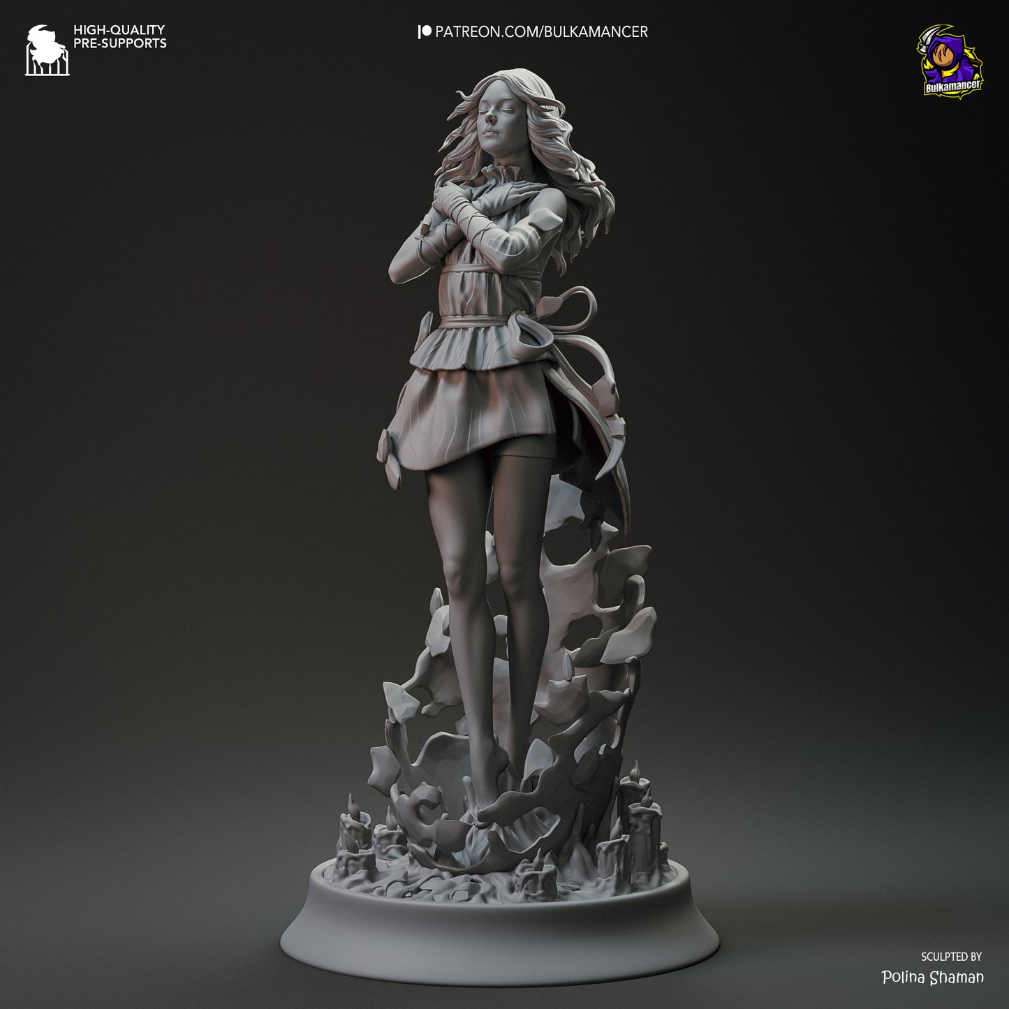 Duskwalker | Resin Garage Kit Figure Game Fan Art | Bulkamancer Sculpts