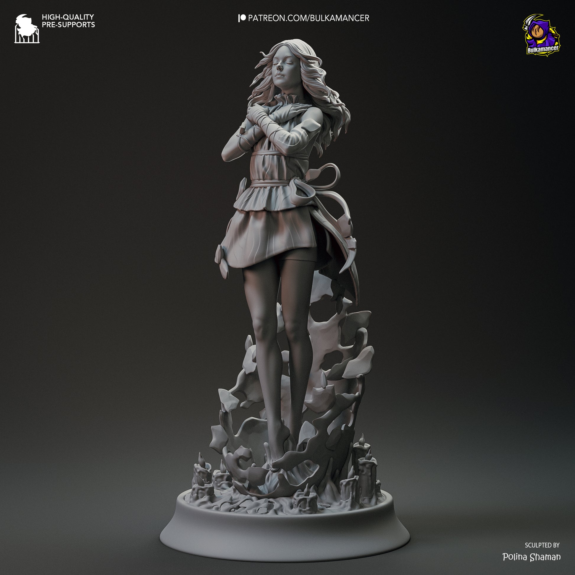Duskwalker | Resin Garage Kit Figure Game Fan Art | Bulkamancer Sculpts
