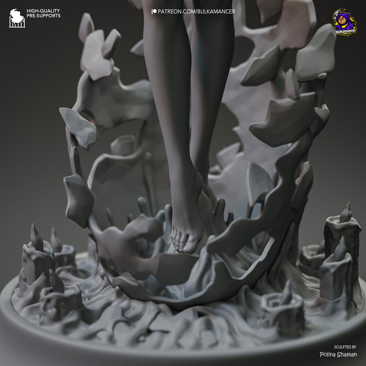 Duskwalker | Resin Garage Kit Figure Game Fan Art | Bulkamancer Sculpts