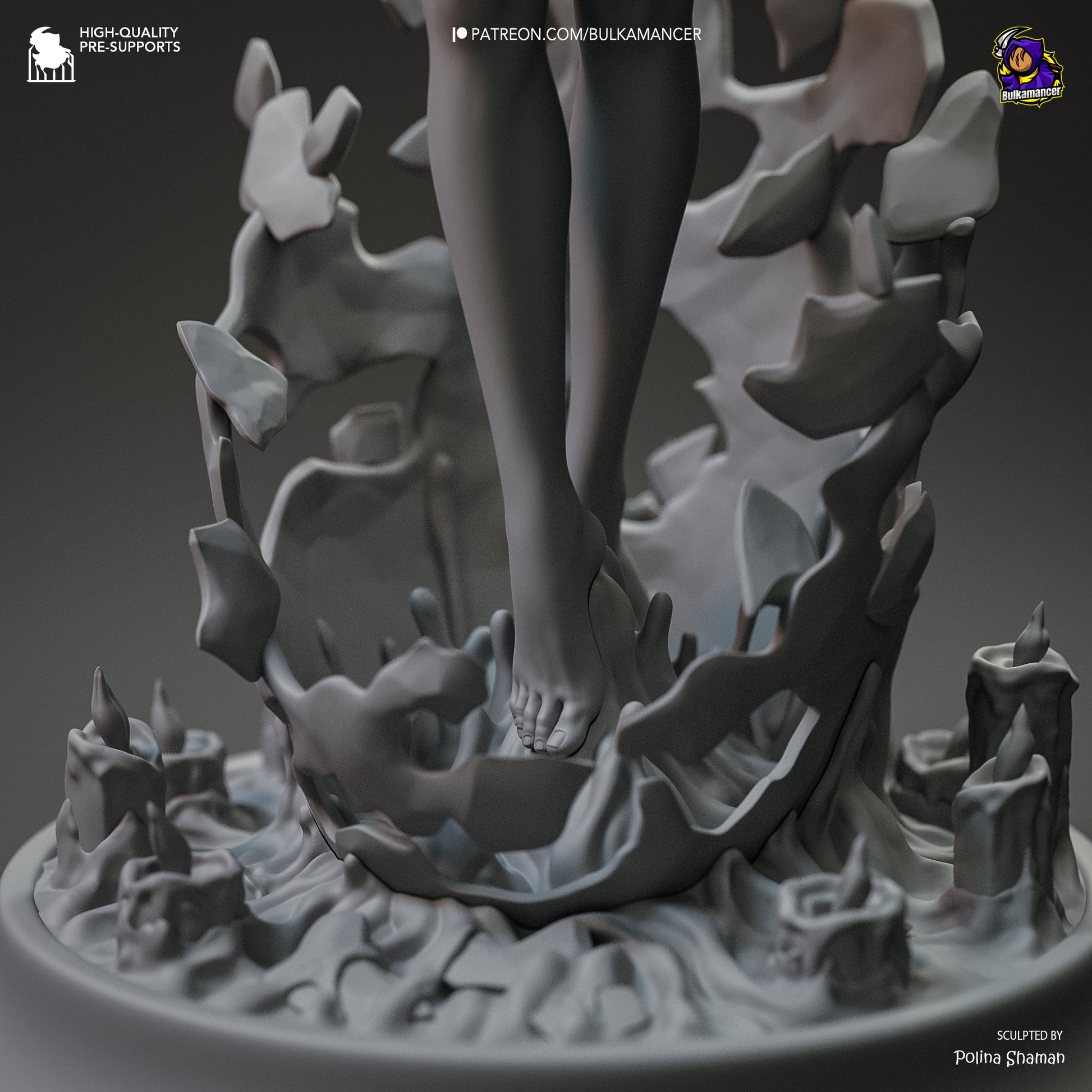 Duskwalker | Resin Garage Kit Figure Game Fan Art | Bulkamancer Sculpts