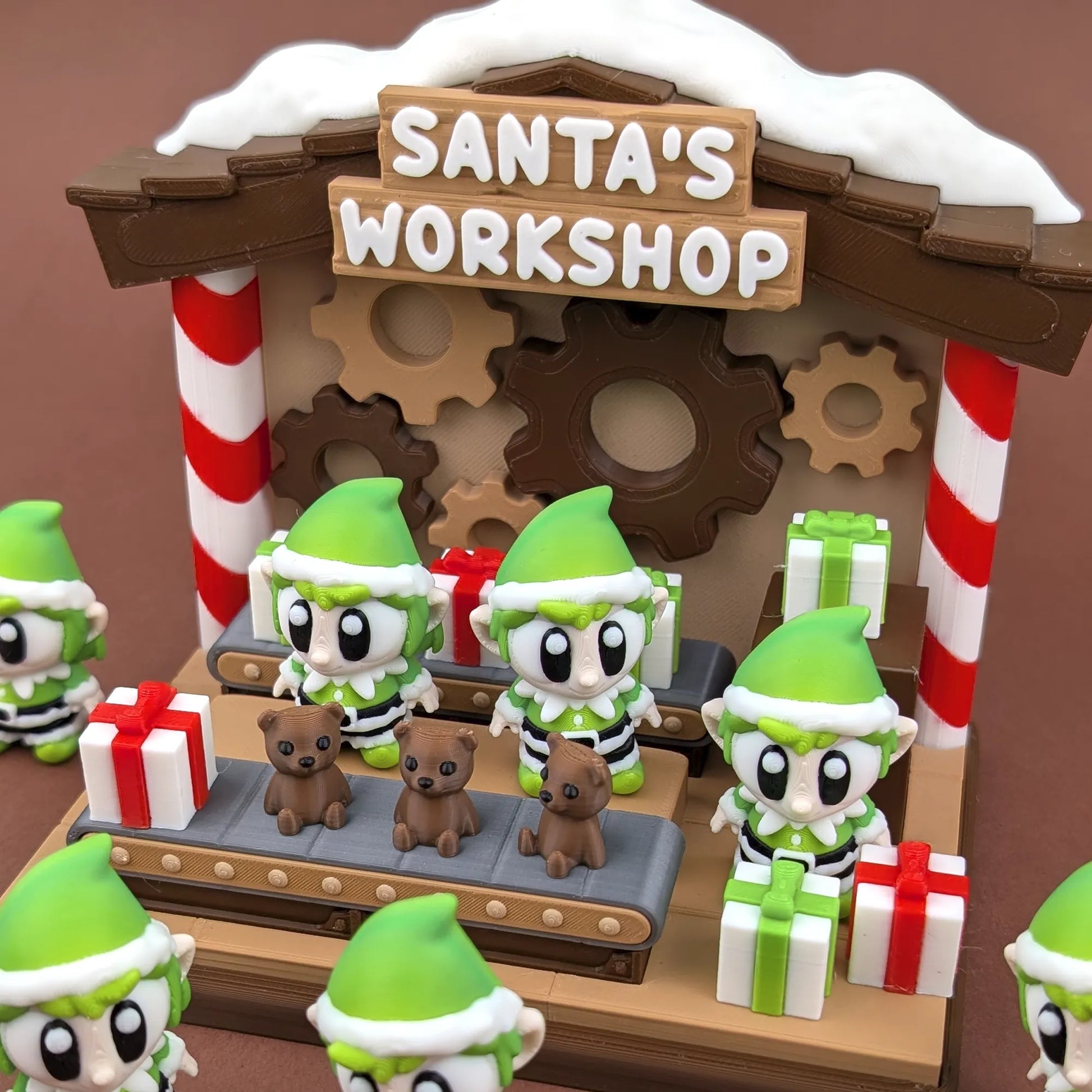 Flexi Elves & Santa's Workshop | 3DGOB - Tattles Told 3D