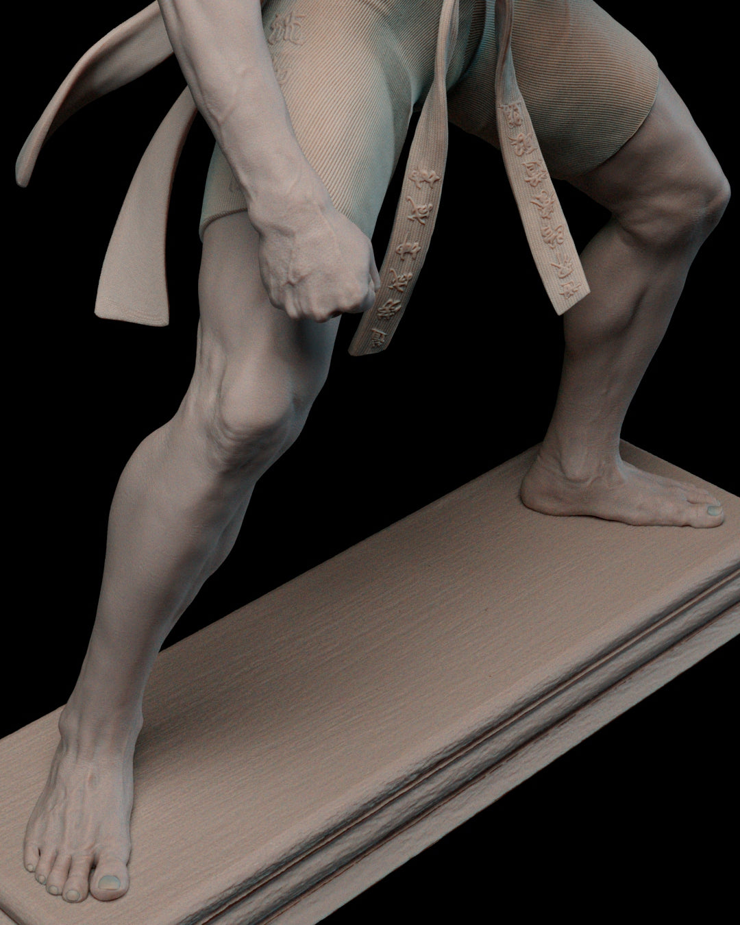 1:12 Underground Tournament Fighter | 3D Printed Resin Garage Kit Figure | CA 3D Studios