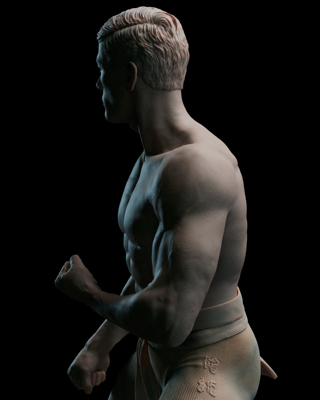 1:12 Underground Tournament Fighter | 3D Printed Resin Garage Kit Figure | CA 3D Studios