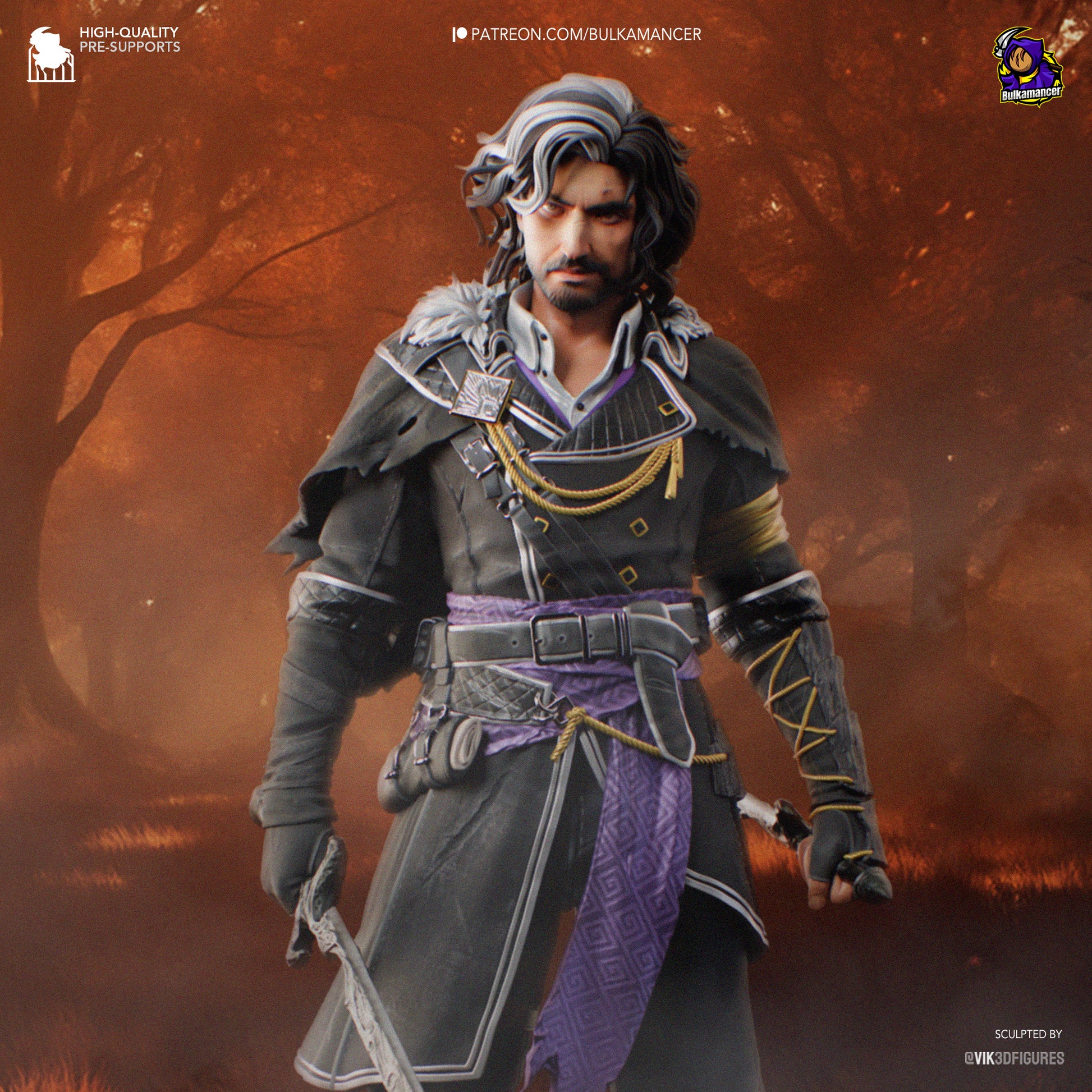 Expedition Outsider | Resin Garage Kit Figure Game Fan Art | Bulkamancer Sculpts