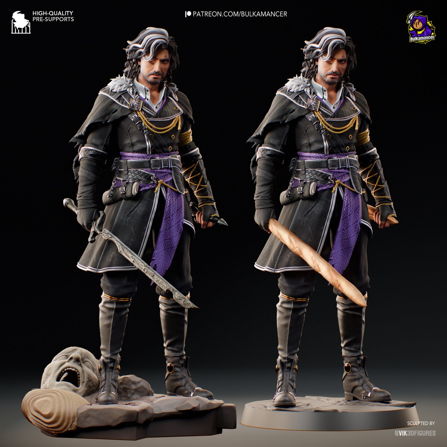 Expedition Outsider | Resin Garage Kit Figure Game Fan Art | Bulkamancer Sculpts