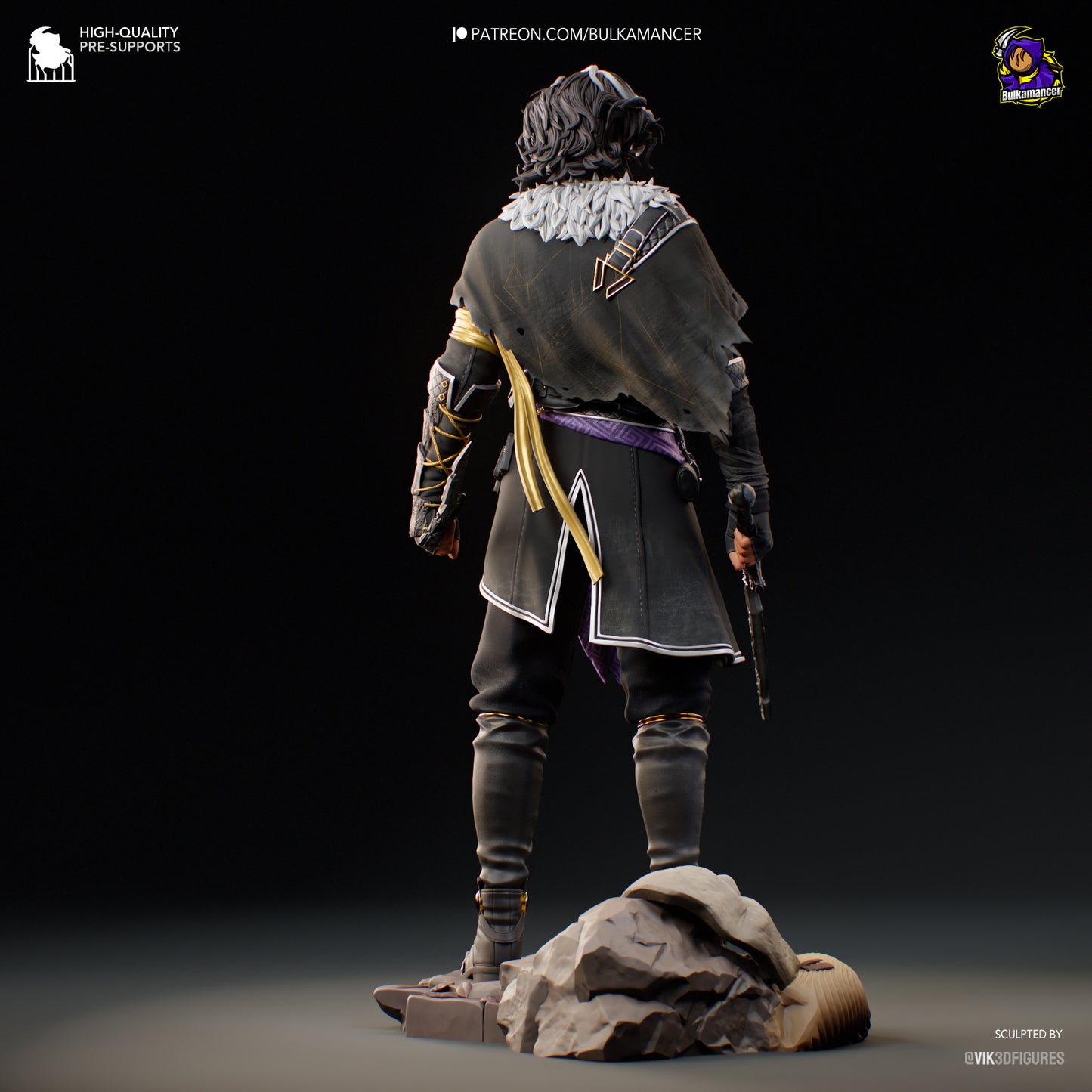 Expedition Outsider | Resin Garage Kit Figure Game Fan Art | Bulkamancer Sculpts