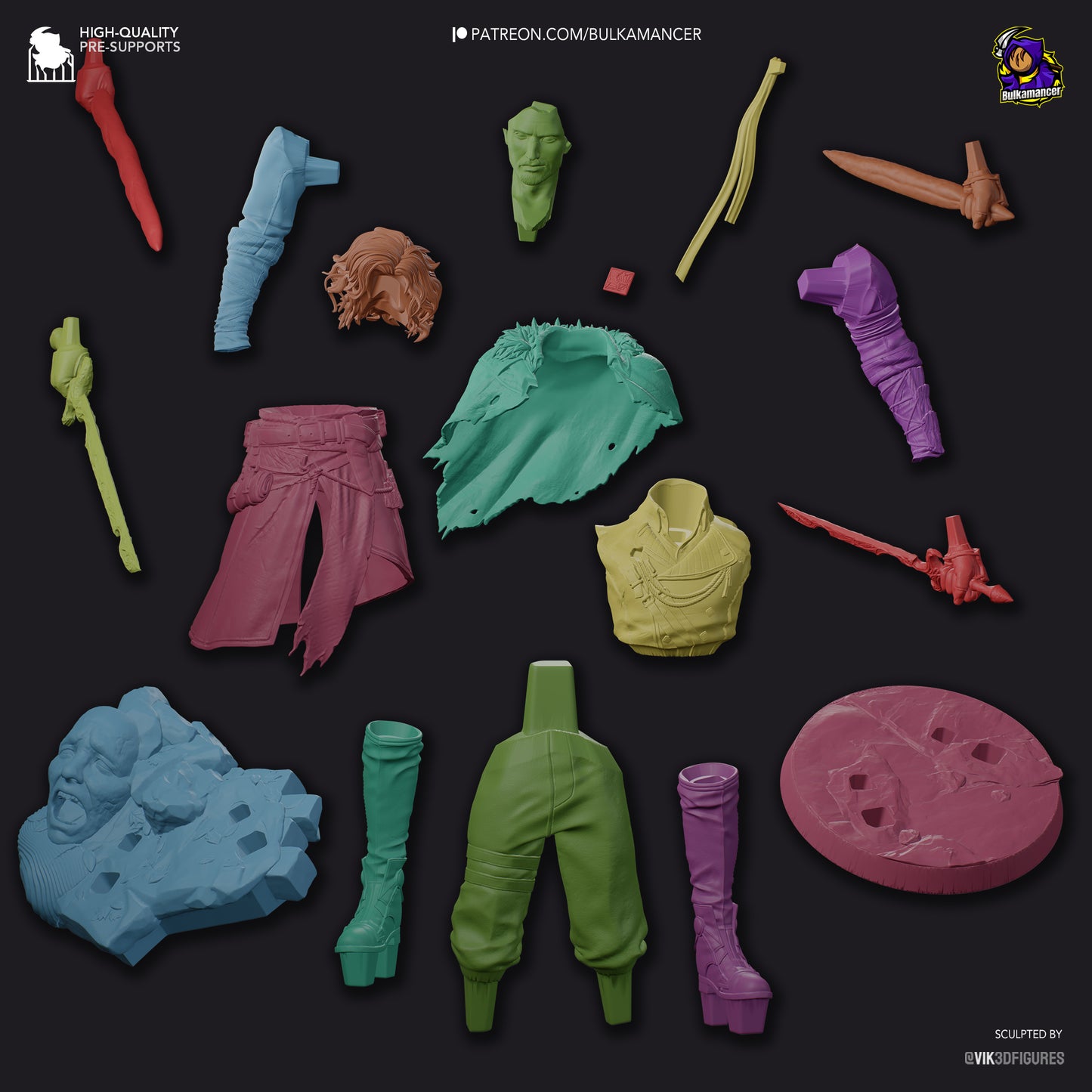 Expedition Outsider | Resin Garage Kit Figure Game Fan Art | Bulkamancer Sculpts