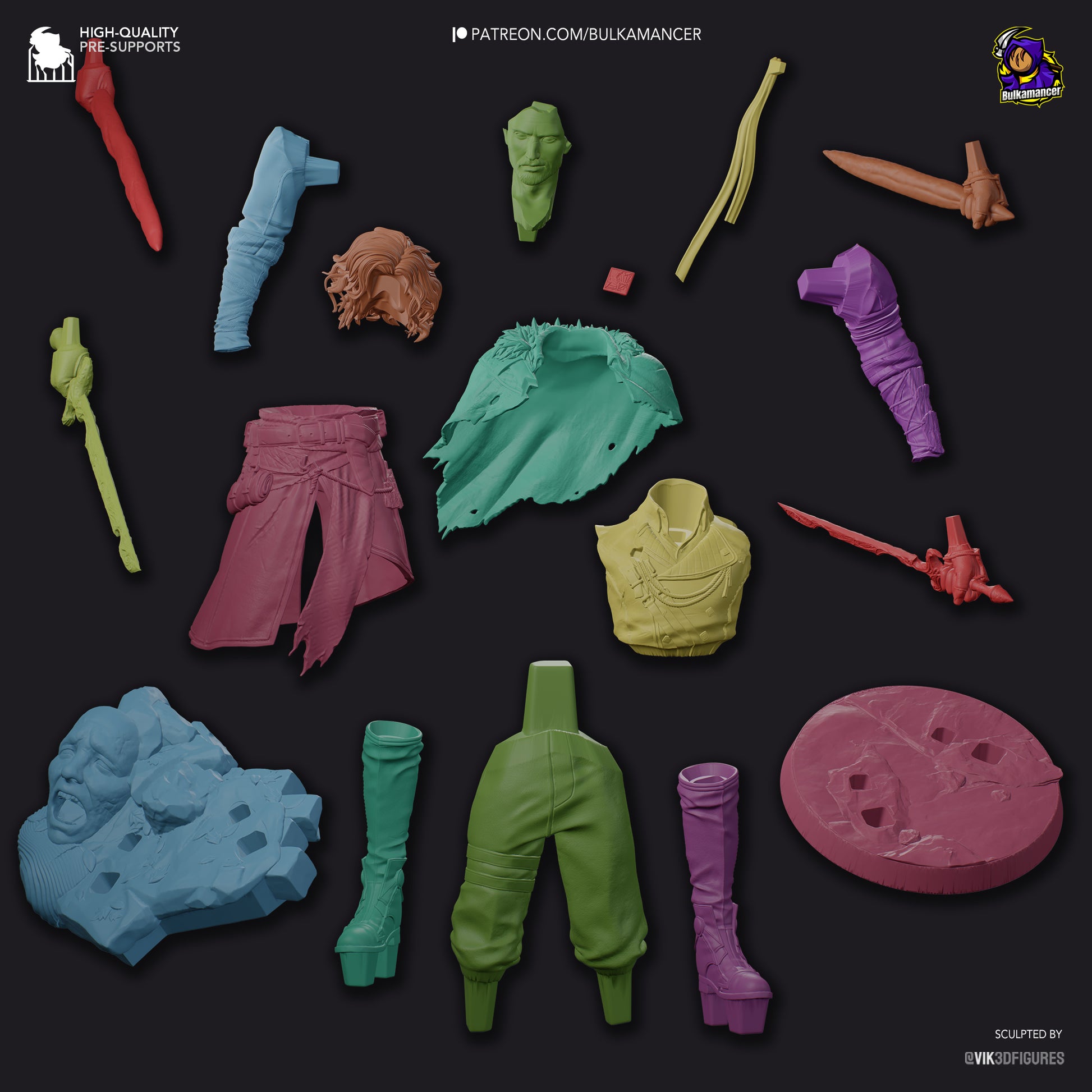 Expedition Outsider | Resin Garage Kit Figure Game Fan Art | Bulkamancer Sculpts