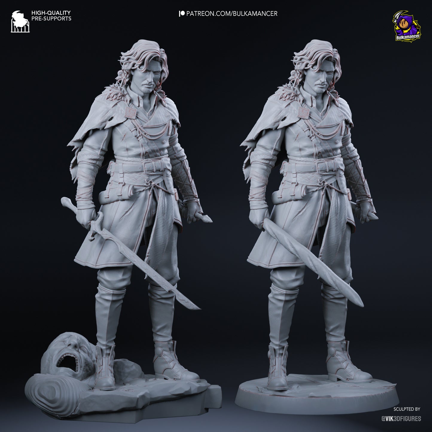 Expedition Outsider | Resin Garage Kit Figure Game Fan Art | Bulkamancer Sculpts