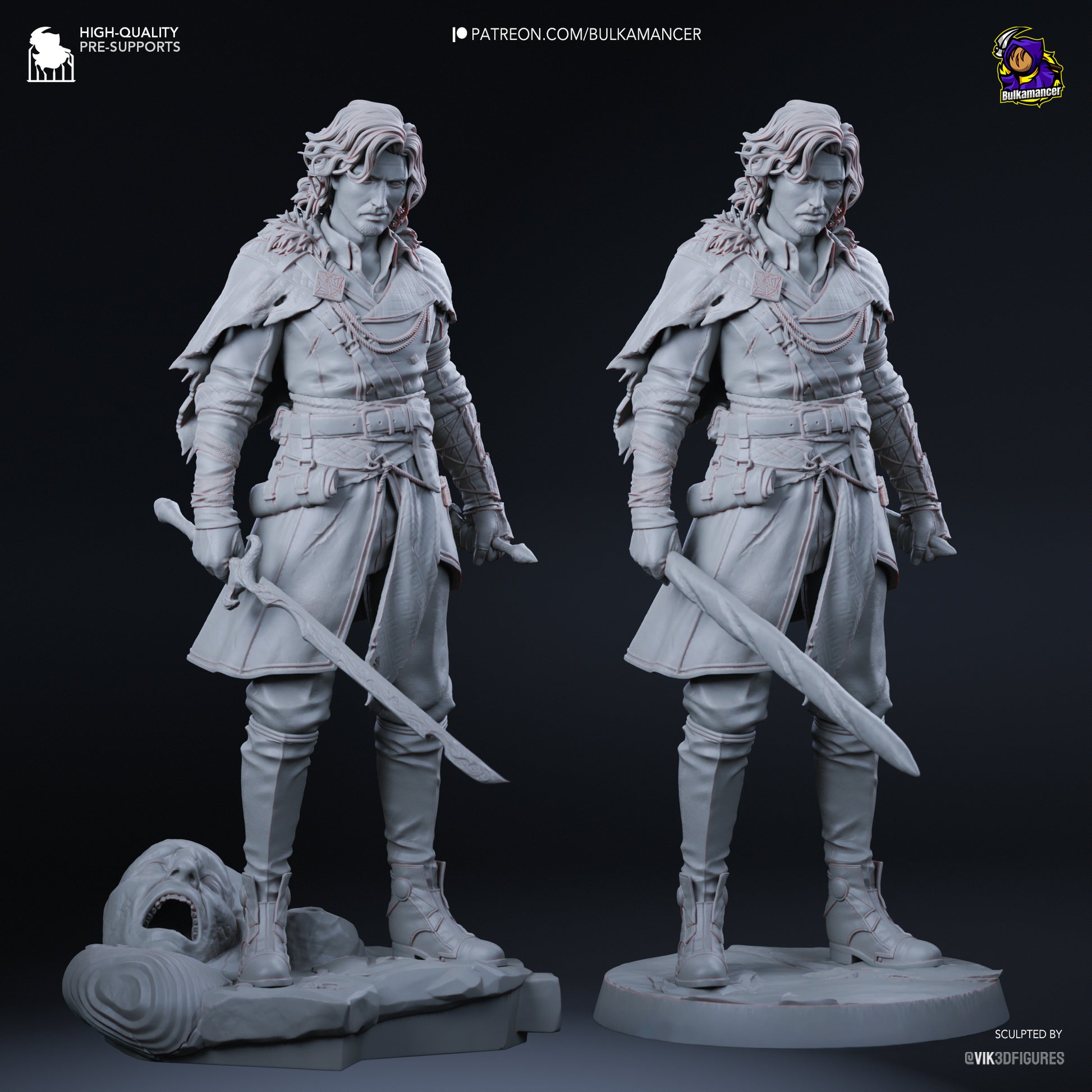 Expedition Outsider | Resin Garage Kit Figure Game Fan Art | Bulkamancer Sculpts