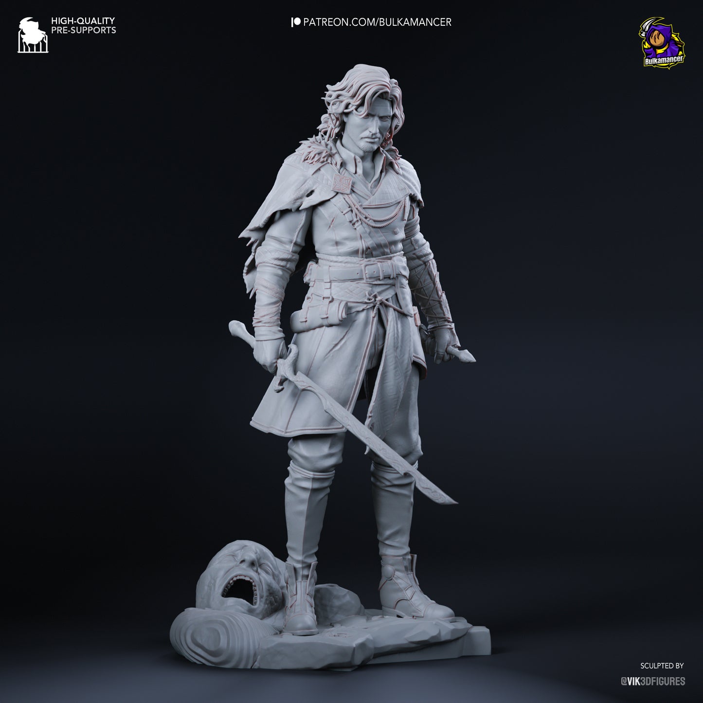 Expedition Outsider | Resin Garage Kit Figure Game Fan Art | Bulkamancer Sculpts