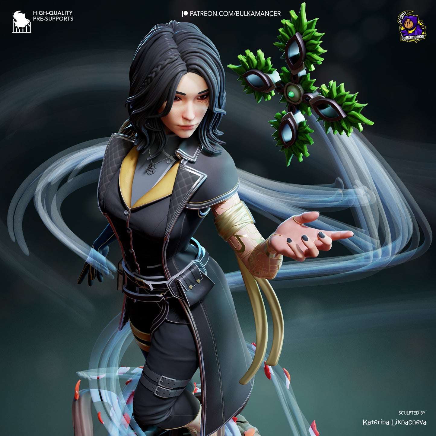 Expedition Researcher | Resin Garage Kit Figure Game Fan Art | Bulkamancer Sculpts