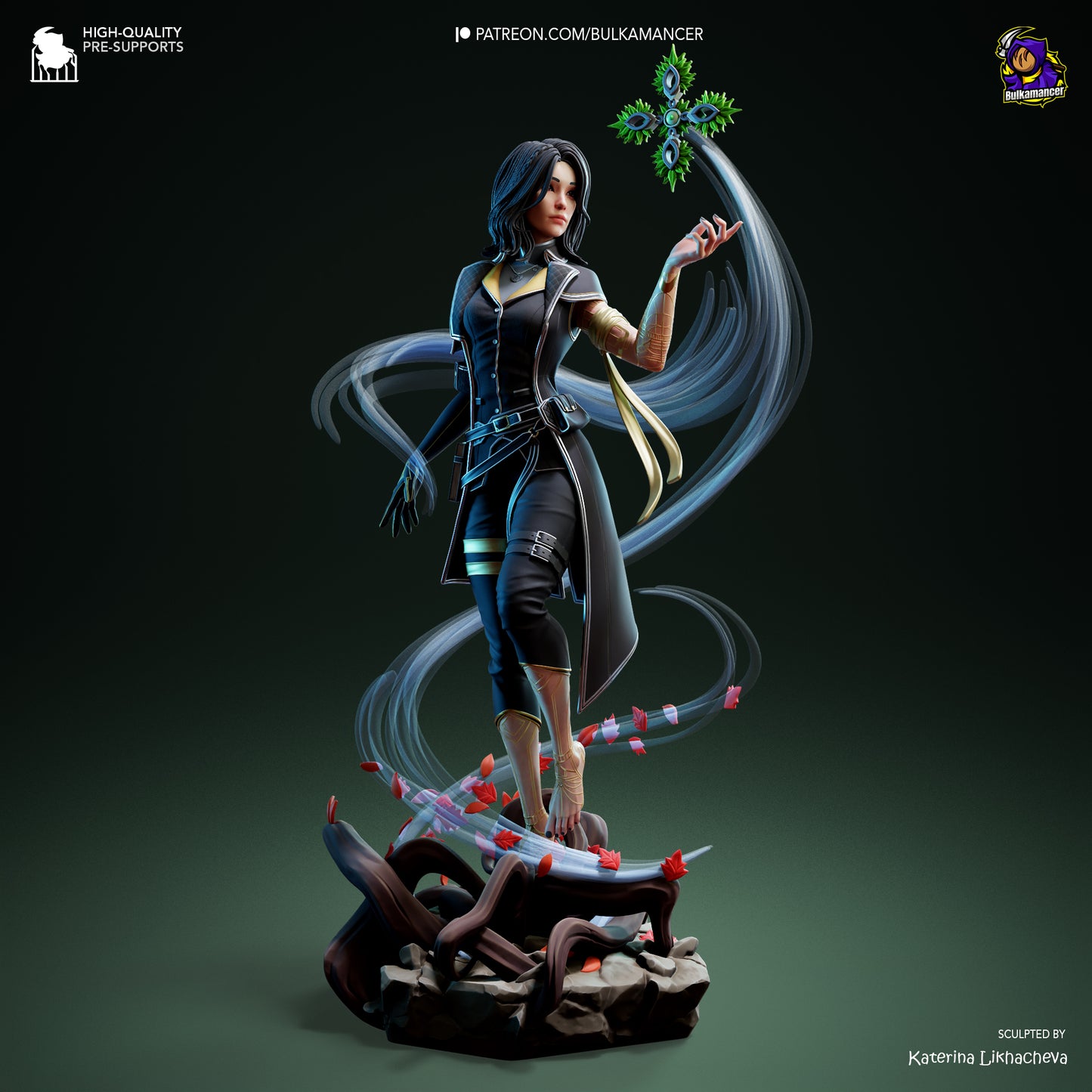 Expedition Researcher | Resin Garage Kit Figure Game Fan Art | Bulkamancer Sculpts