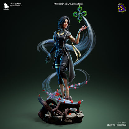 Expedition Researcher | Resin Garage Kit Figure Game Fan Art | Bulkamancer Sculpts