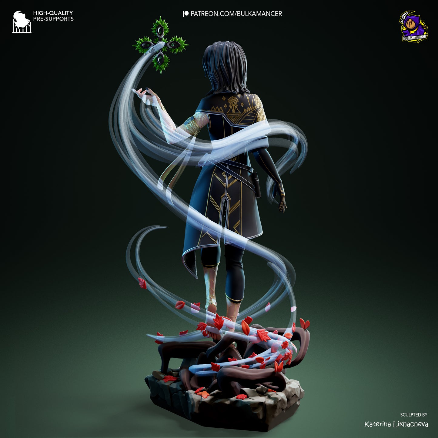Expedition Researcher | Resin Garage Kit Figure Game Fan Art | Bulkamancer Sculpts