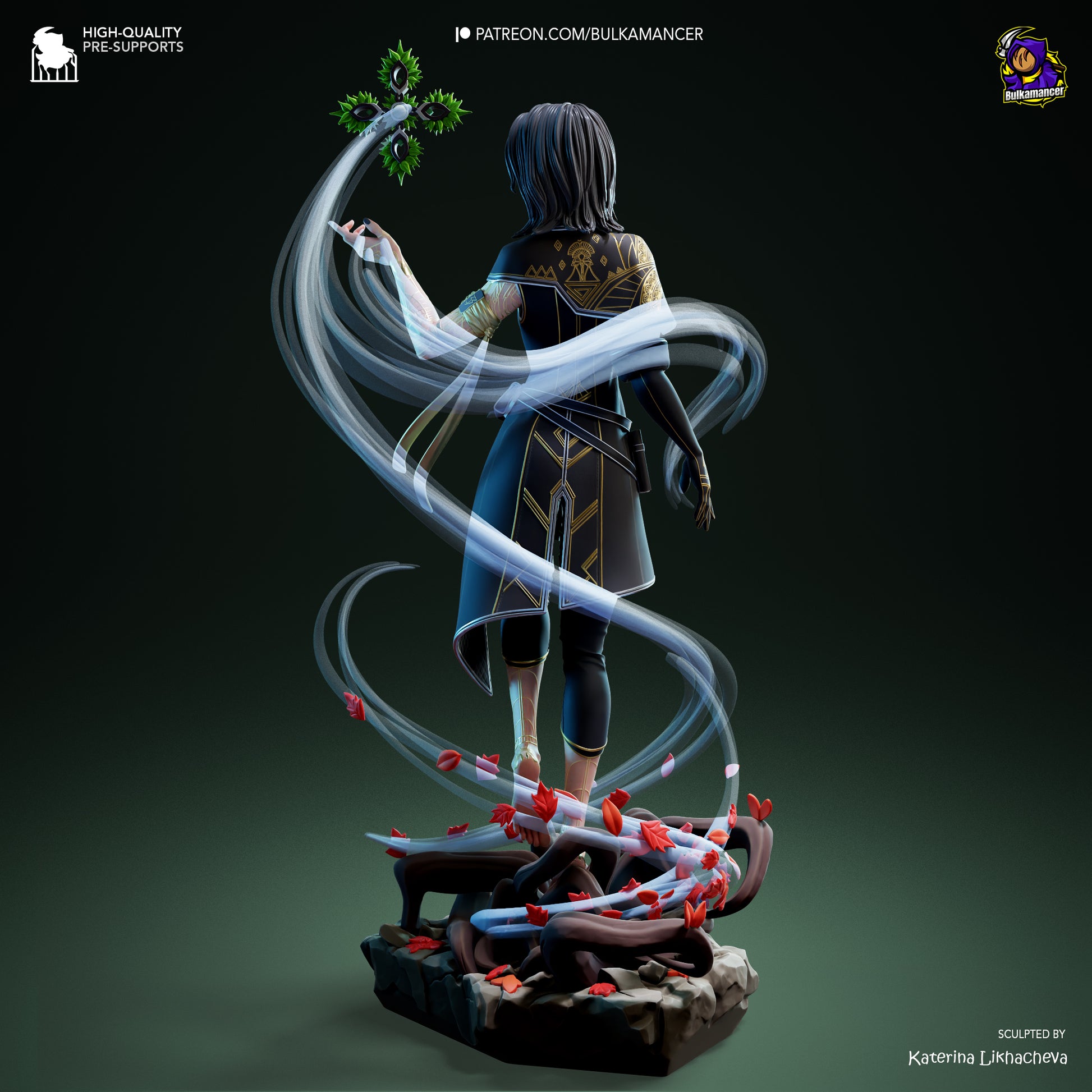 Expedition Researcher | Resin Garage Kit Figure Game Fan Art | Bulkamancer Sculpts