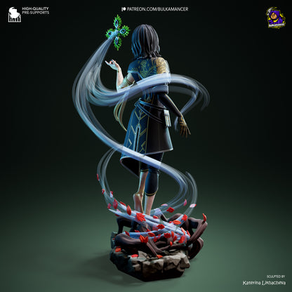 Expedition Researcher | Resin Garage Kit Figure Game Fan Art | Bulkamancer Sculpts
