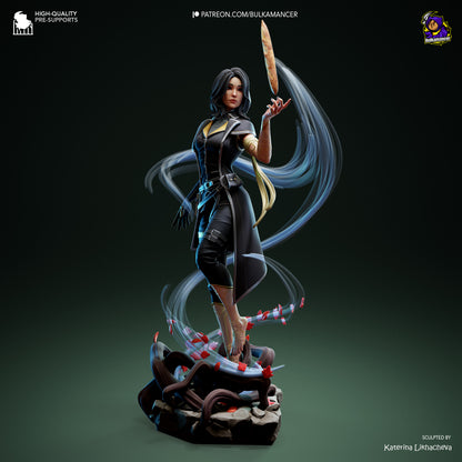 Expedition Researcher | Resin Garage Kit Figure Game Fan Art | Bulkamancer Sculpts