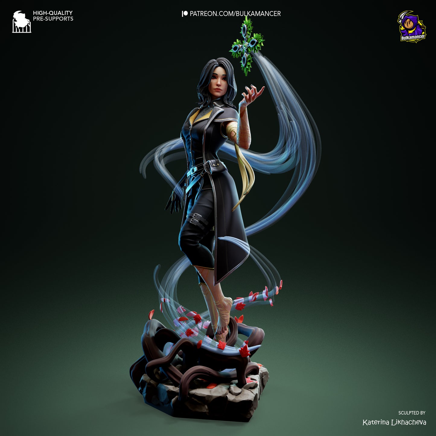 Expedition Researcher | Resin Garage Kit Figure Game Fan Art | Bulkamancer Sculpts