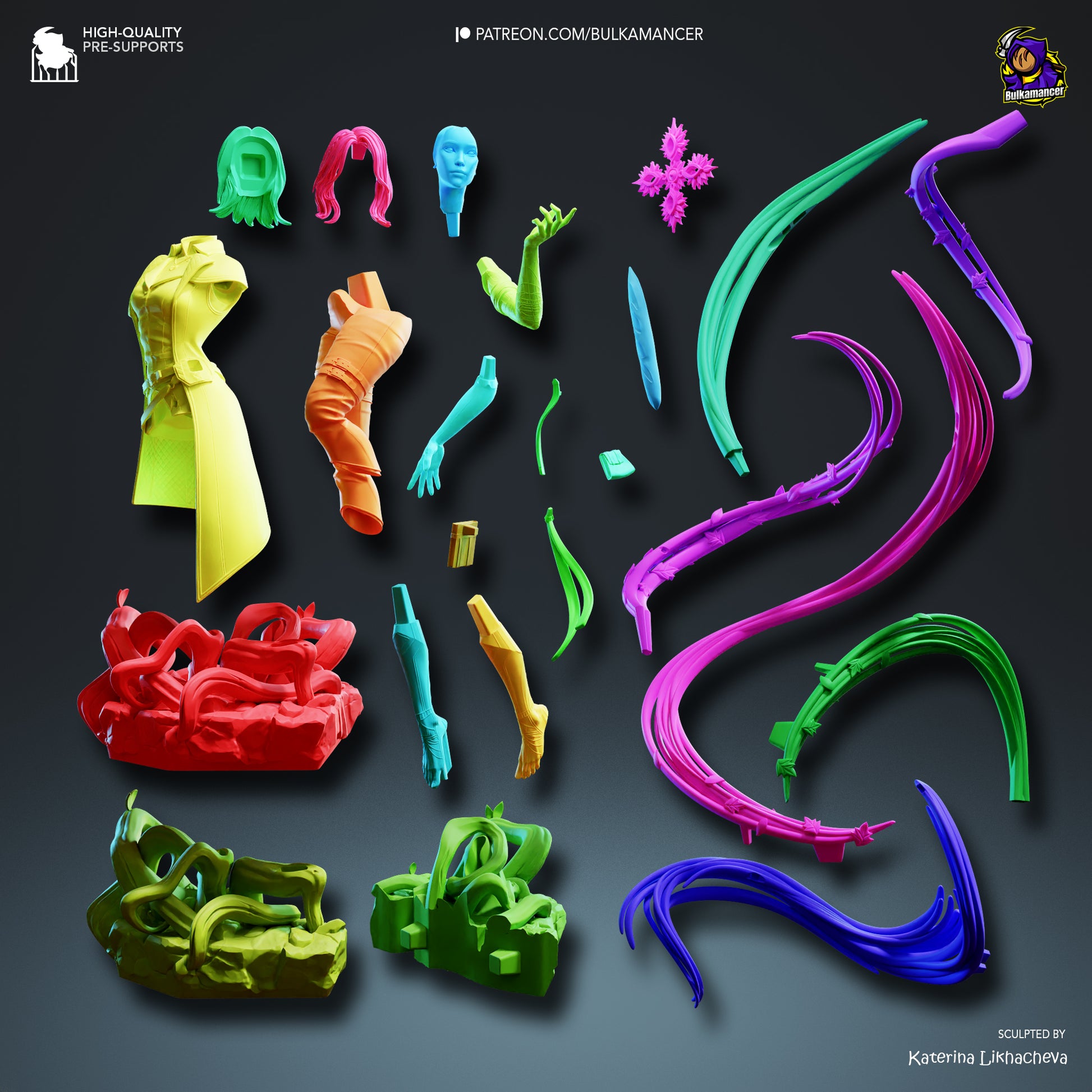 Expedition Researcher | Resin Garage Kit Figure Game Fan Art | Bulkamancer Sculpts