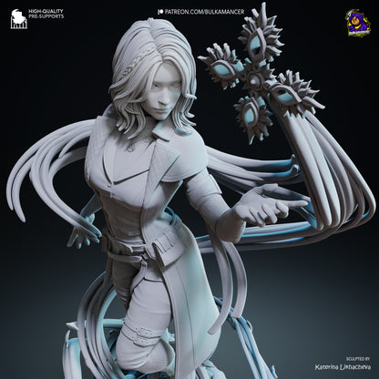 Expedition Researcher | Resin Garage Kit Figure Game Fan Art | Bulkamancer Sculpts