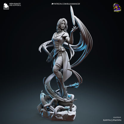 Expedition Researcher | Resin Garage Kit Figure Game Fan Art | Bulkamancer Sculpts