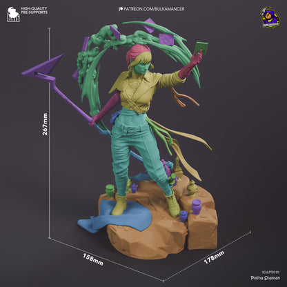 Expedition Swimmer | Resin Garage Kit Figure Game Fan Art | Bulkamancer Sculpts