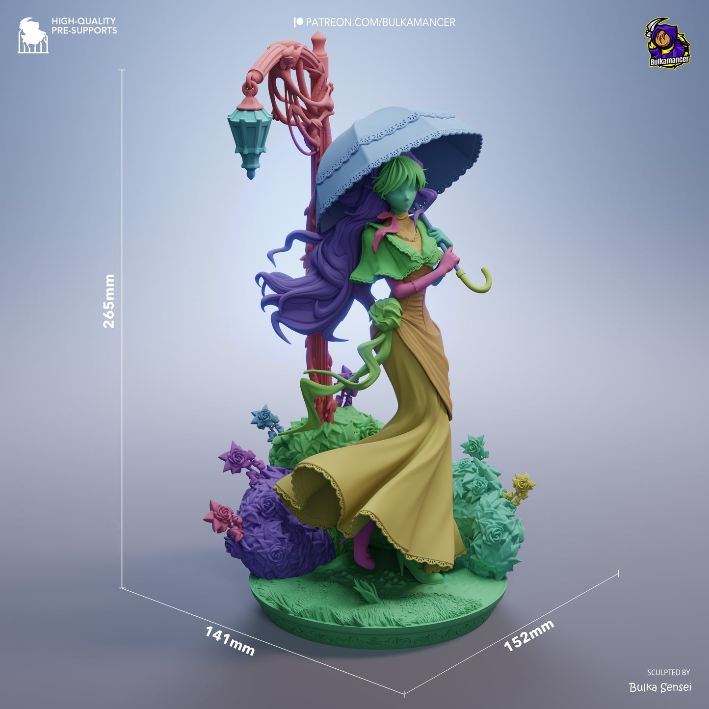 Hija Falsa | Figura de resina Garage Kit | Bulkamancer Sculpts