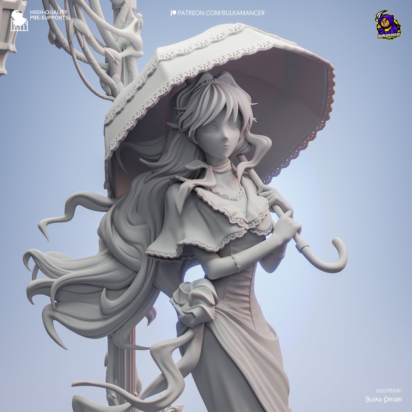 Hija Falsa | Figura de resina Garage Kit | Bulkamancer Sculpts