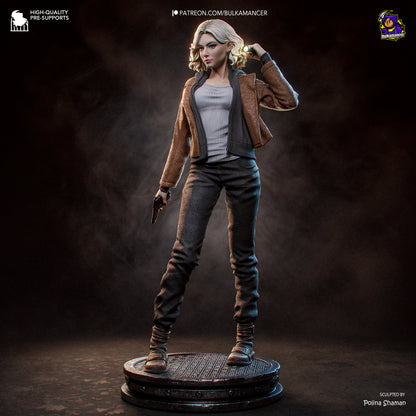 FBI, abran la puerta | Figura de kit de resina para garaje | Esculturas de Bulkamancer