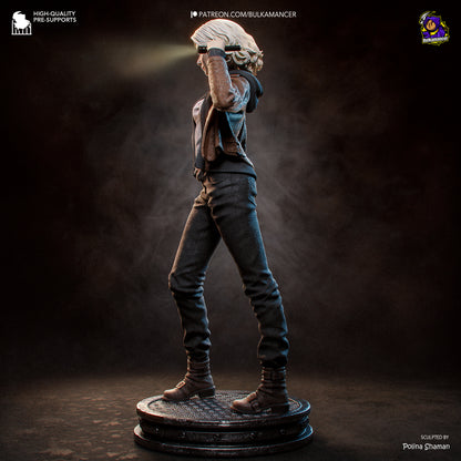 FBI, abran la puerta | Figura de kit de resina para garaje | Esculturas de Bulkamancer