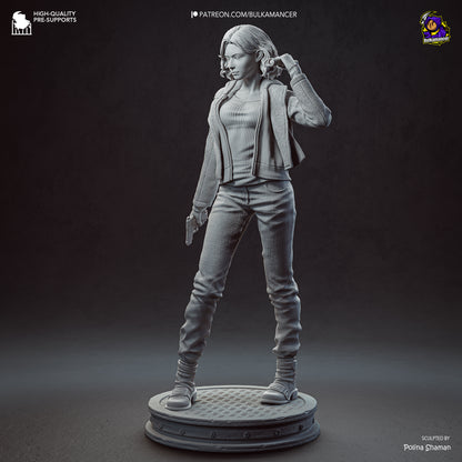 FBI, abran la puerta | Figura de kit de resina para garaje | Esculturas de Bulkamancer