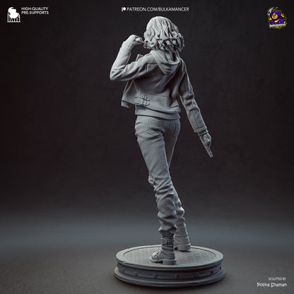 FBI, abran la puerta | Figura de kit de resina para garaje | Esculturas de Bulkamancer