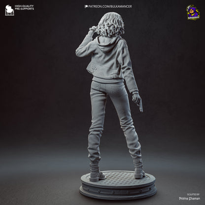 FBI, abran la puerta | Figura de kit de resina para garaje | Esculturas de Bulkamancer