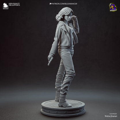 FBI, abran la puerta | Figura de kit de resina para garaje | Esculturas de Bulkamancer
