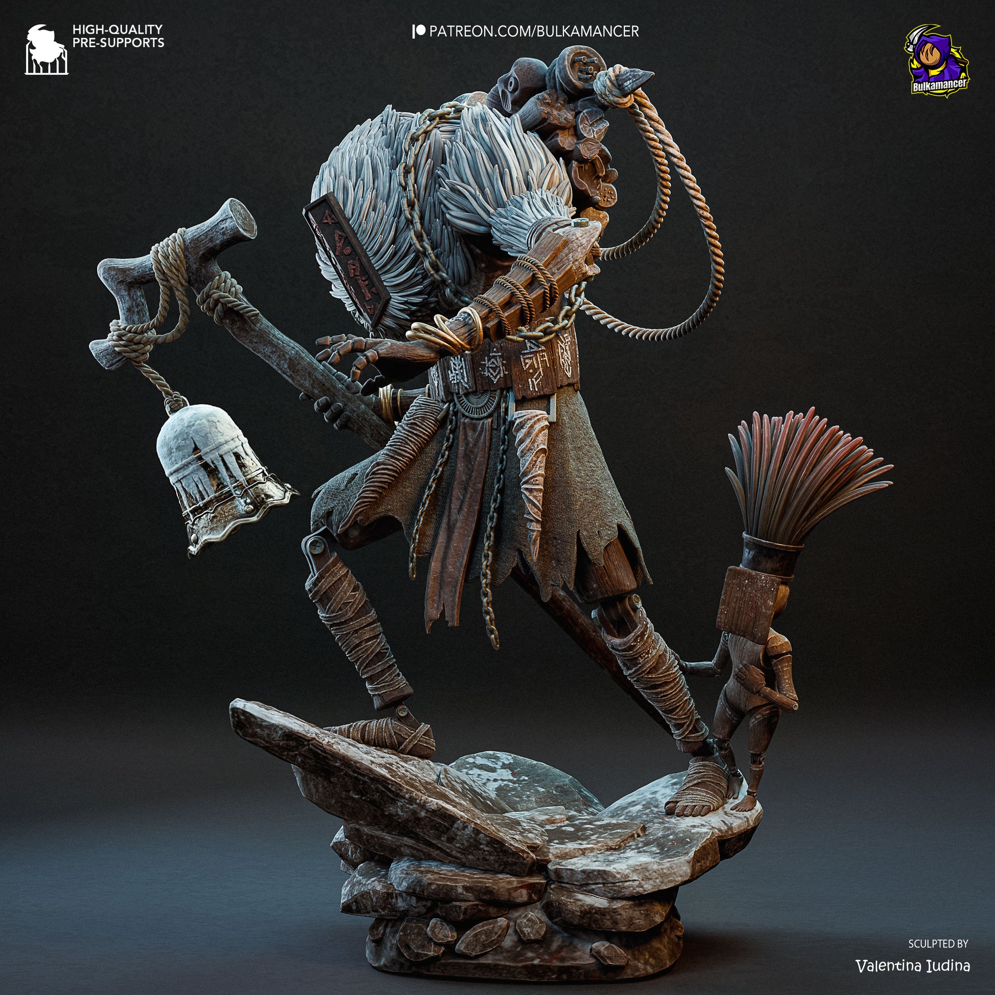 Feet Collector | Resin Garage Kit Figure Game Fan Art | Bulkamancer Sculpts