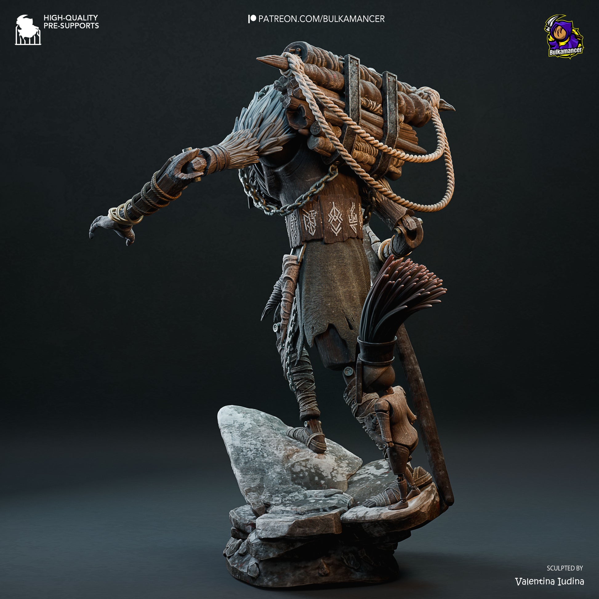 Feet Collector | Resin Garage Kit Figure Game Fan Art | Bulkamancer Sculpts