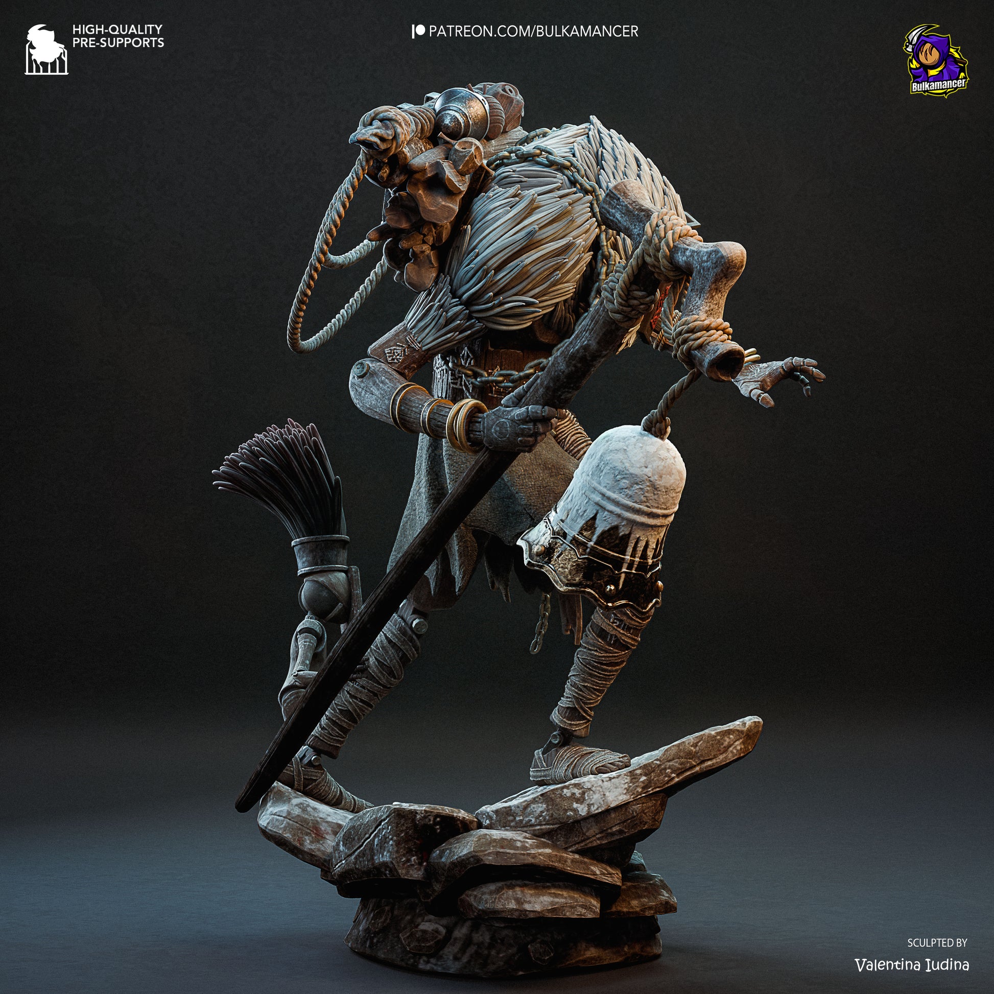 Feet Collector | Resin Garage Kit Figure Game Fan Art | Bulkamancer Sculpts