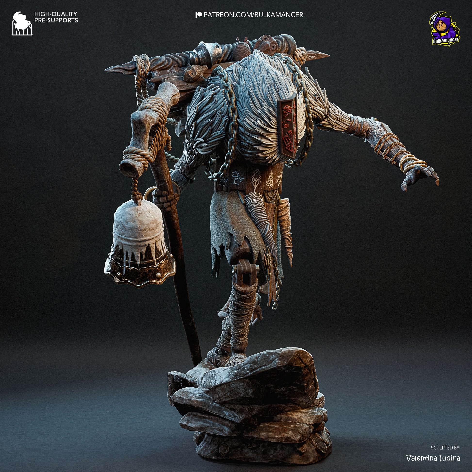 Feet Collector | Resin Garage Kit Figure Game Fan Art | Bulkamancer Sculpts
