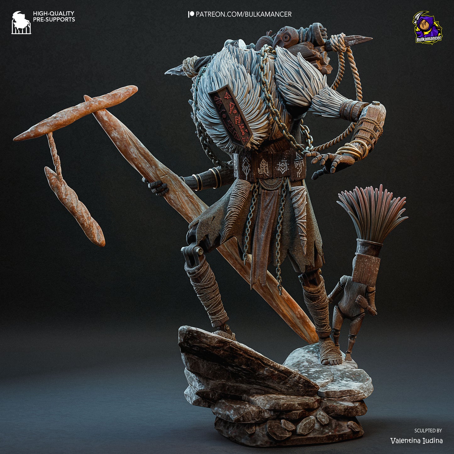 Feet Collector | Resin Garage Kit Figure Game Fan Art | Bulkamancer Sculpts