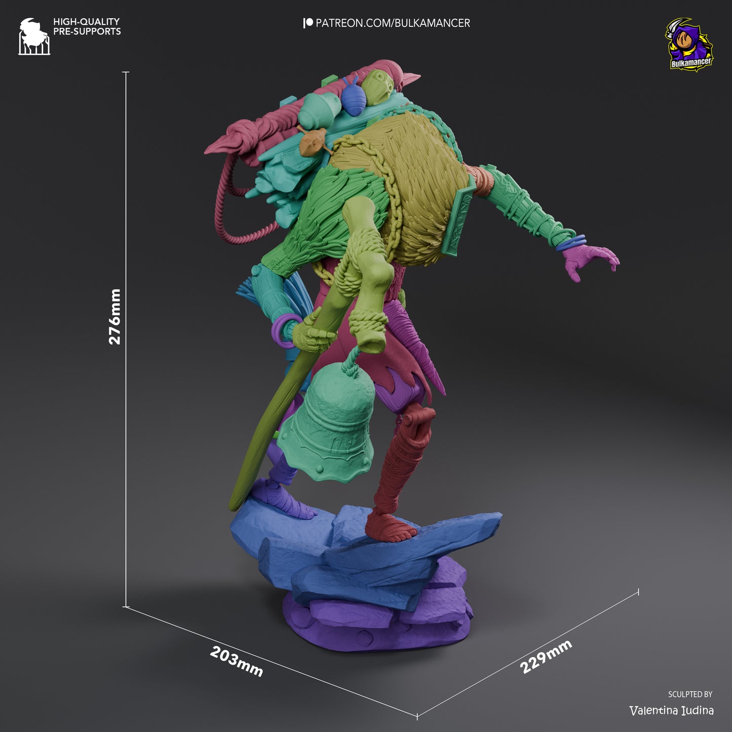 Feet Collector | Resin Garage Kit Figure Game Fan Art | Bulkamancer Sculpts