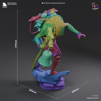 Feet Collector | Resin Garage Kit Figure Game Fan Art | Bulkamancer Sculpts