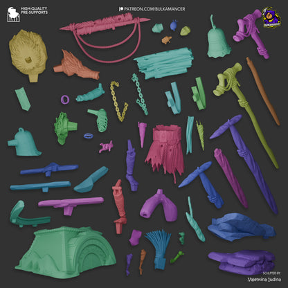 Feet Collector | Resin Garage Kit Figure Game Fan Art | Bulkamancer Sculpts
