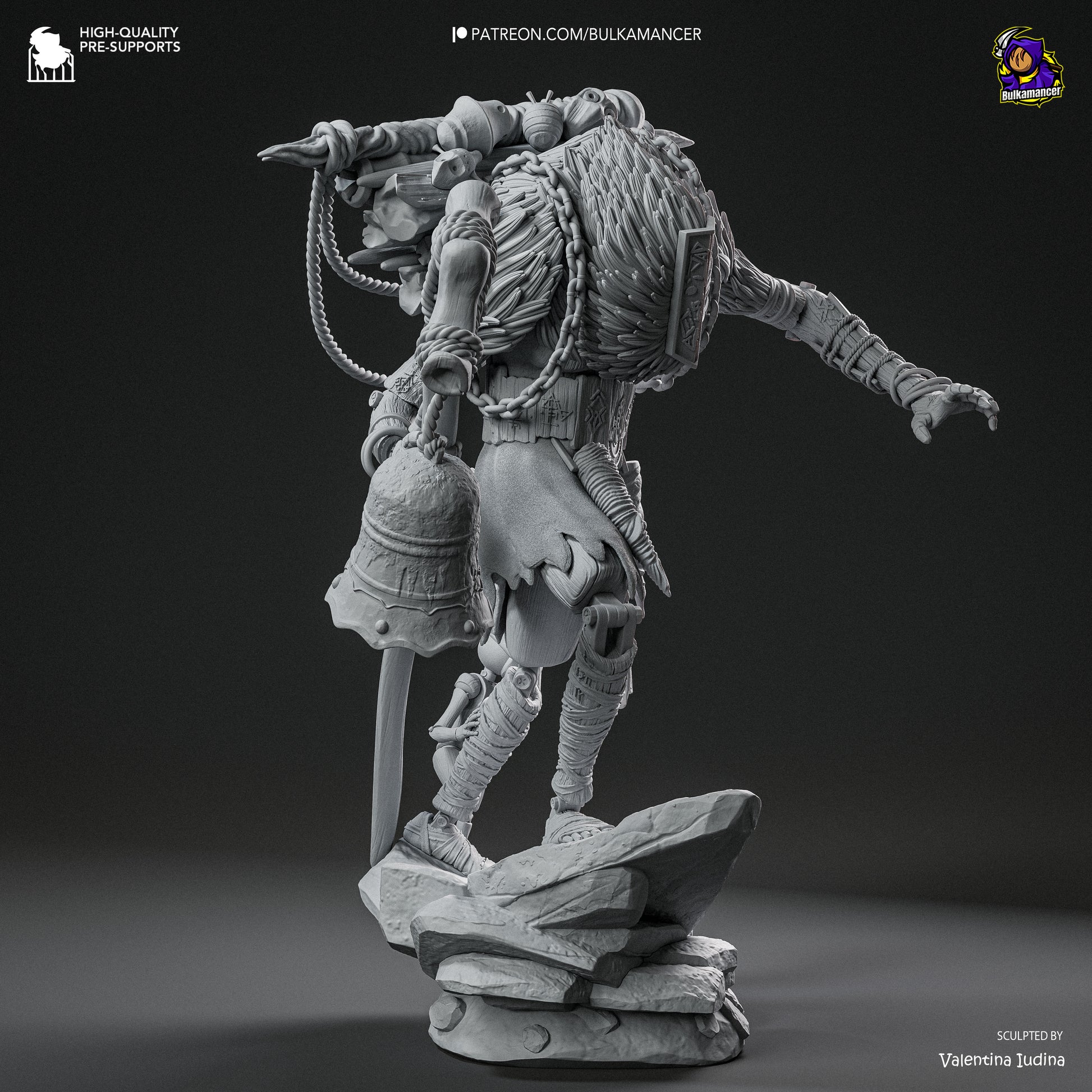 Feet Collector | Resin Garage Kit Figure Game Fan Art | Bulkamancer Sculpts