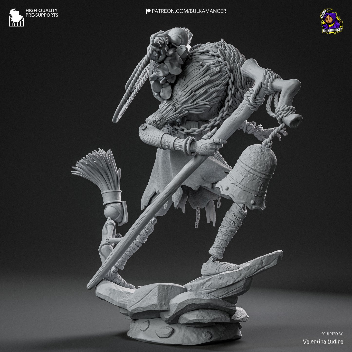 Feet Collector | Resin Garage Kit Figure Game Fan Art | Bulkamancer Sculpts