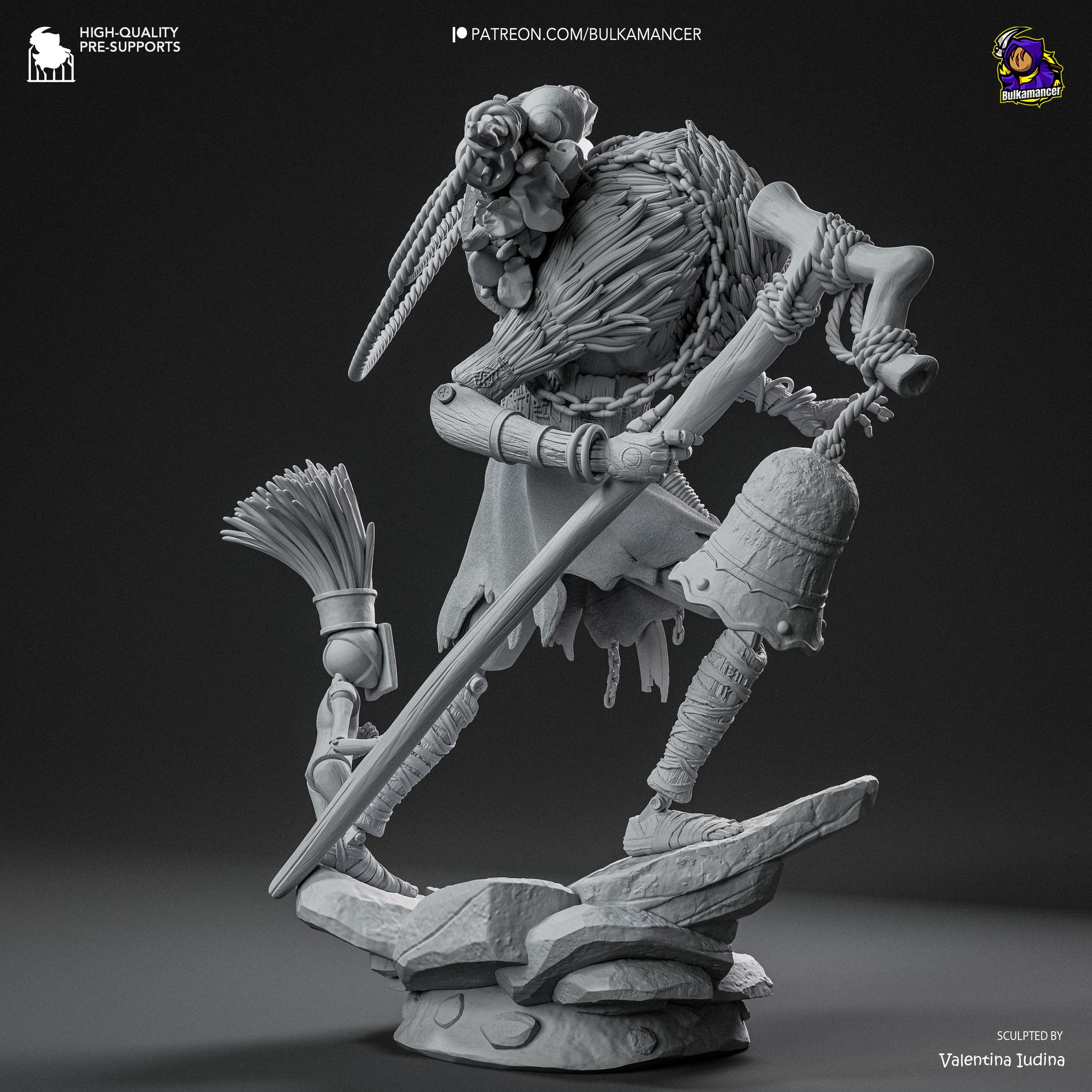 Feet Collector | Resin Garage Kit Figure Game Fan Art | Bulkamancer Sculpts
