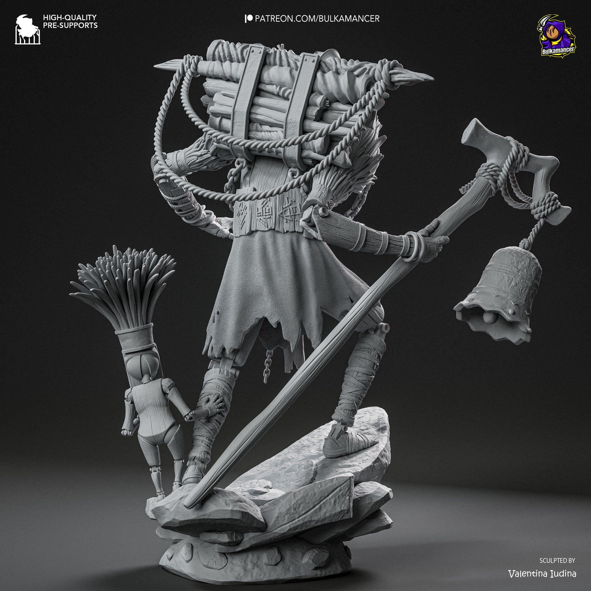 Feet Collector | Resin Garage Kit Figure Game Fan Art | Bulkamancer Sculpts